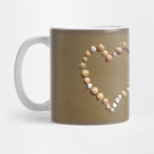 heart of shells Mug